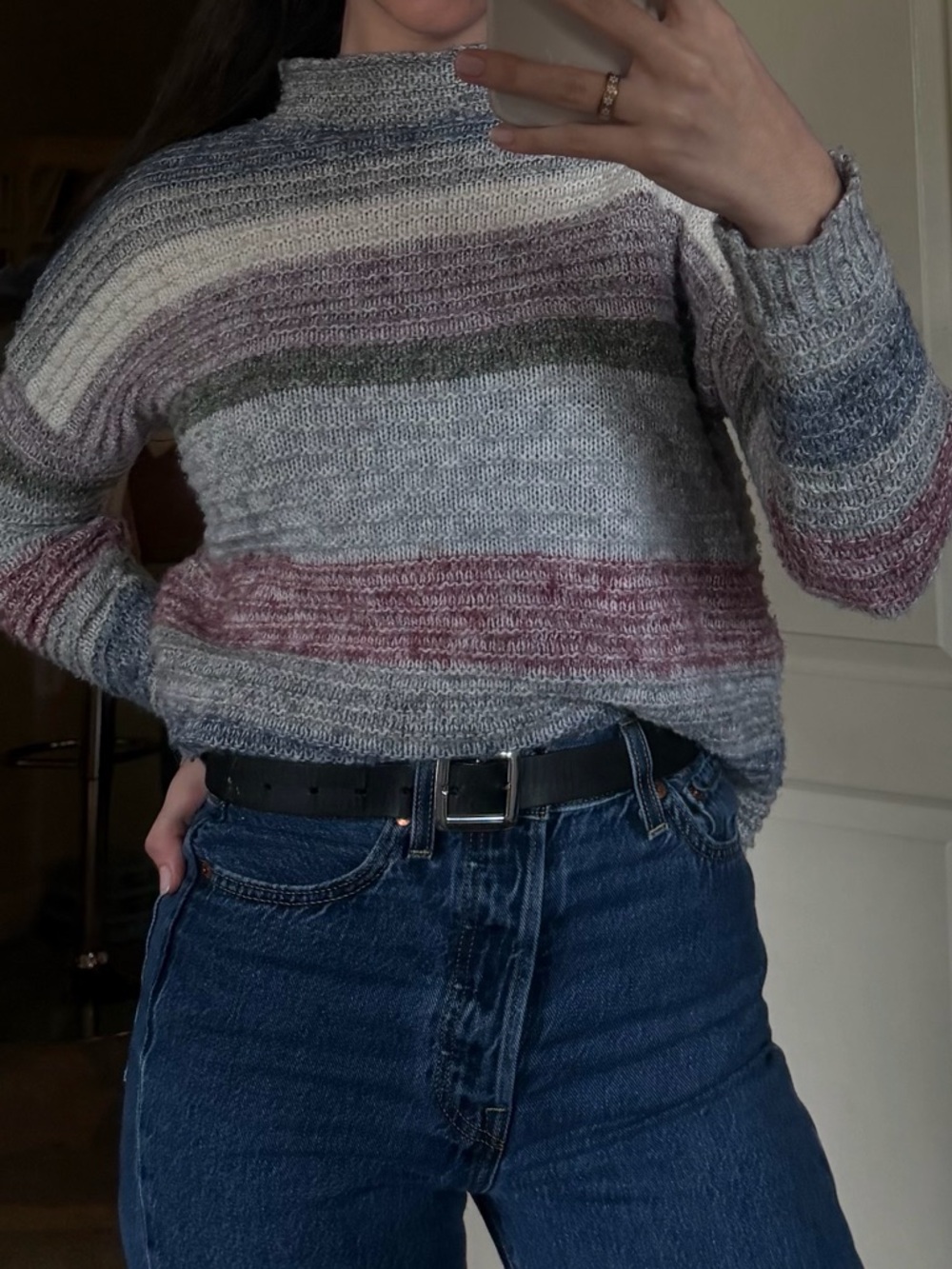 Striped Boho Women's Sweater